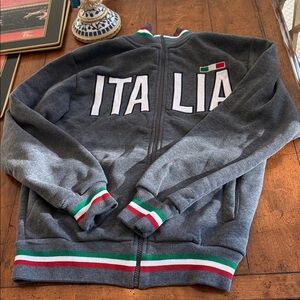 h.i.p. Gray Italia Fleece Jacket